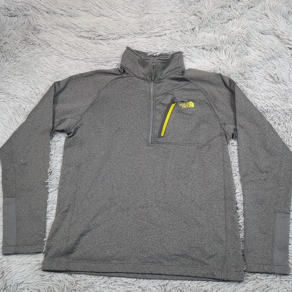 The North Face Sweatshirt Mens M Gray Half Zip‎ Gorpcore Outdoors Comfort Casual
